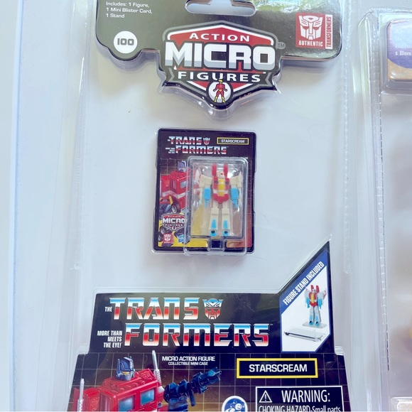 Worlds Smallest & Microfigure Toys. Fisher Price School Bus, Slinky, Transformer - Picture 4 of 4